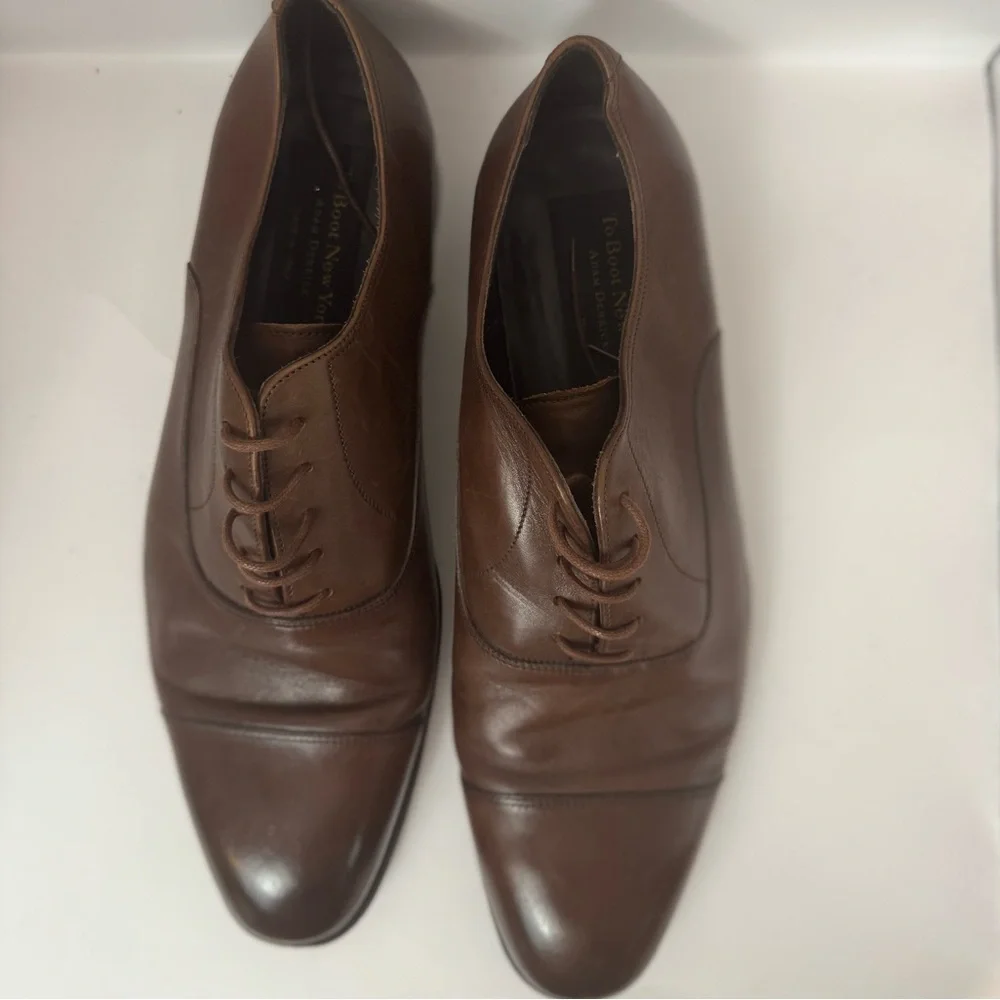 To Boot New York Men’s 8.5 Brandon‎ Cap Toe Oxford Brown